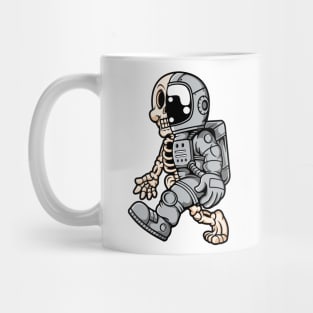 Astronaut Half Skull Mug